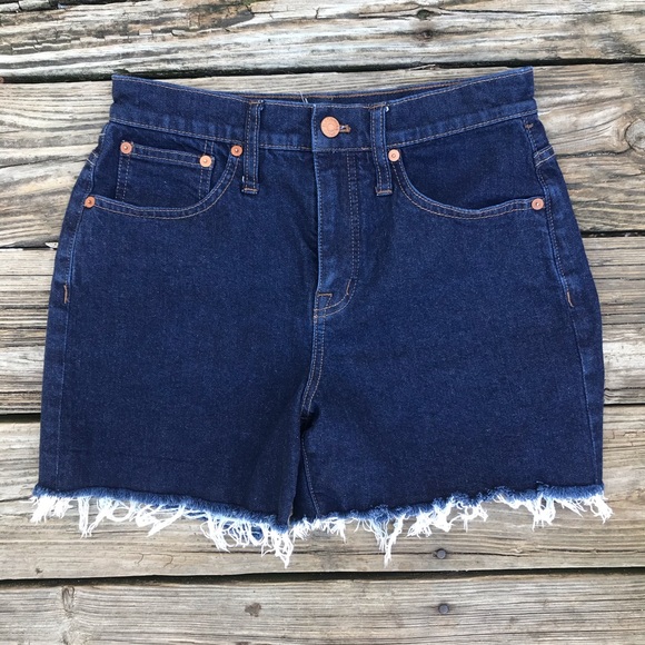 Madewell Pants - Dark Wash Madewell Denim Shorts